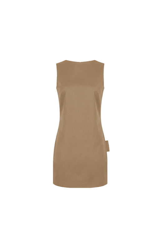 Caramel Mini Dress