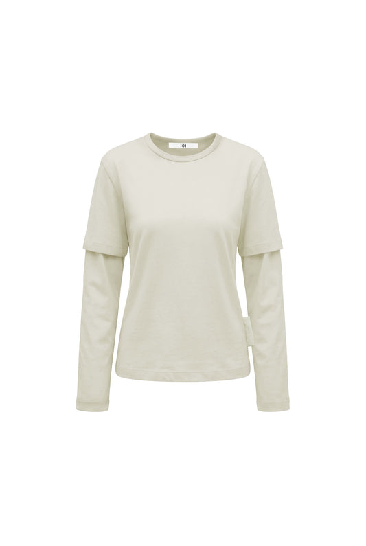 Light Sage Layered Tee
