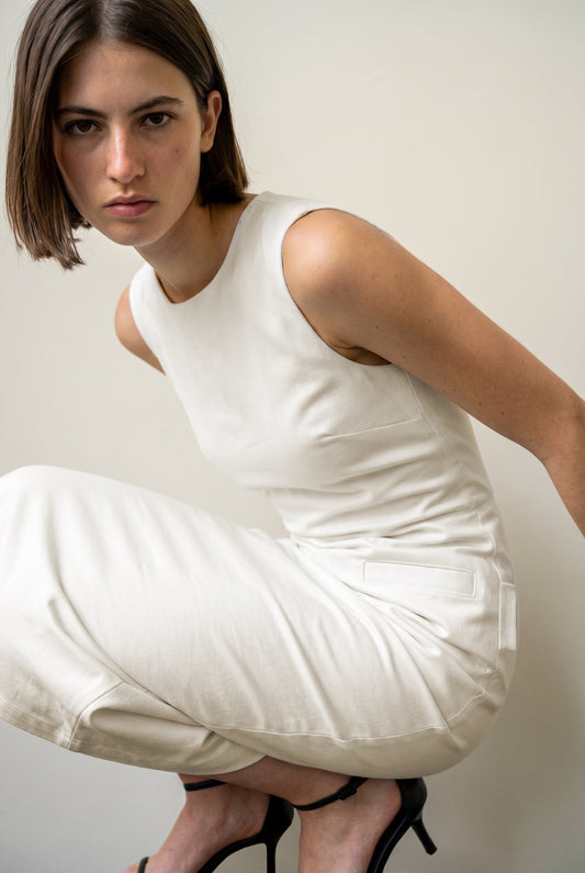 Ivory Long Dress