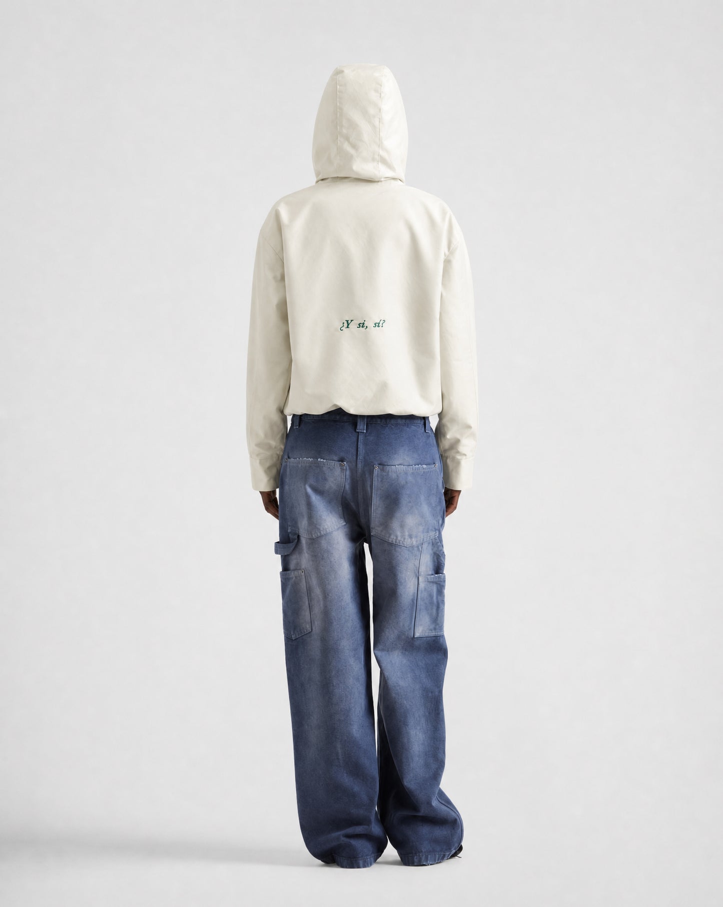 MÉXICO Ivory Hooded Jacket