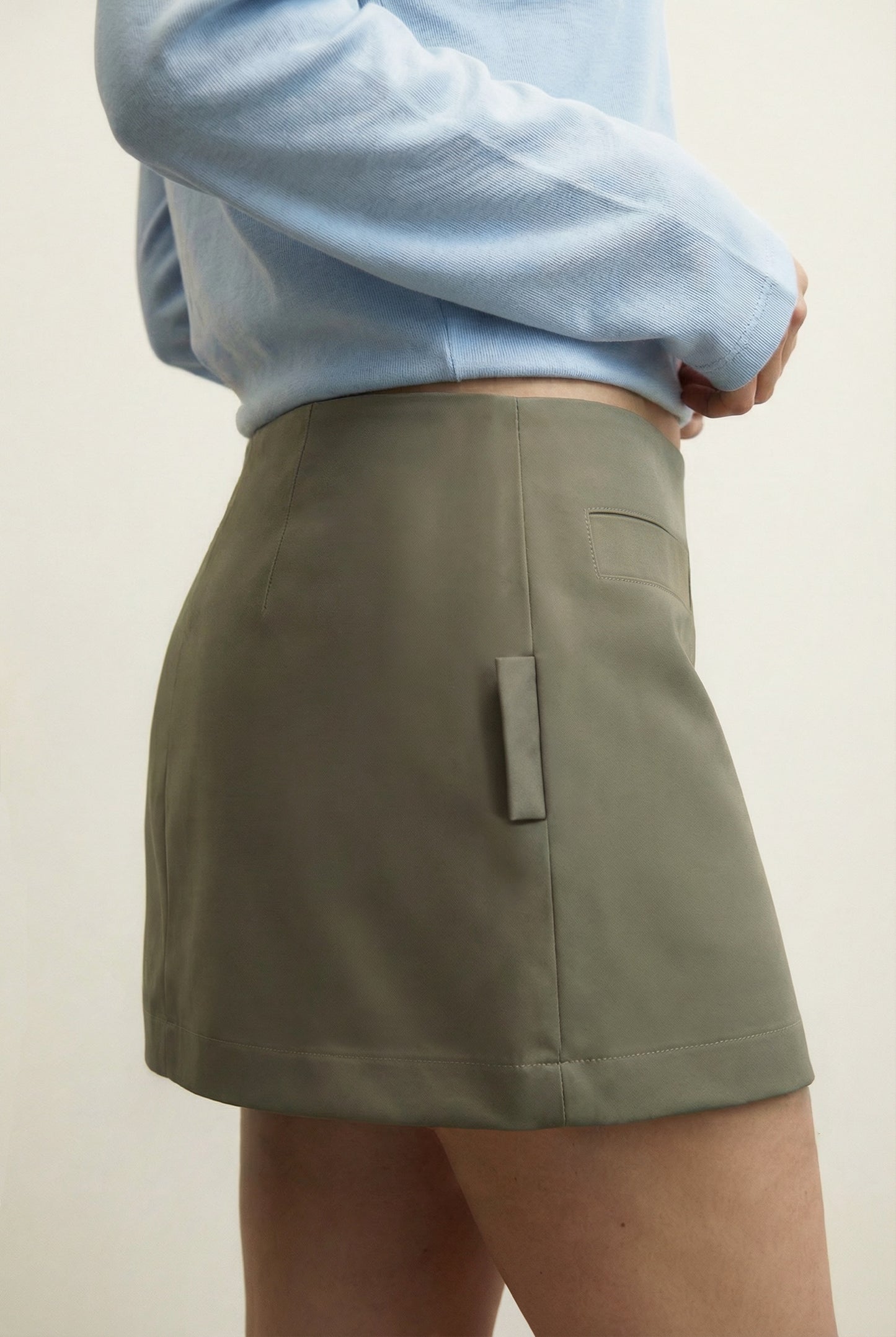 Sage Mini Skirt
