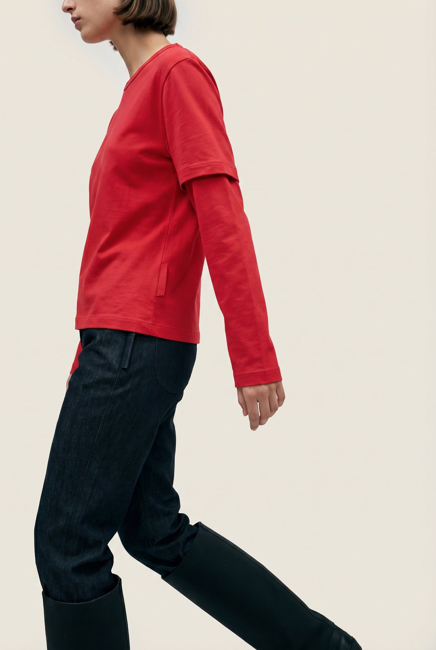 Red Layered Tee