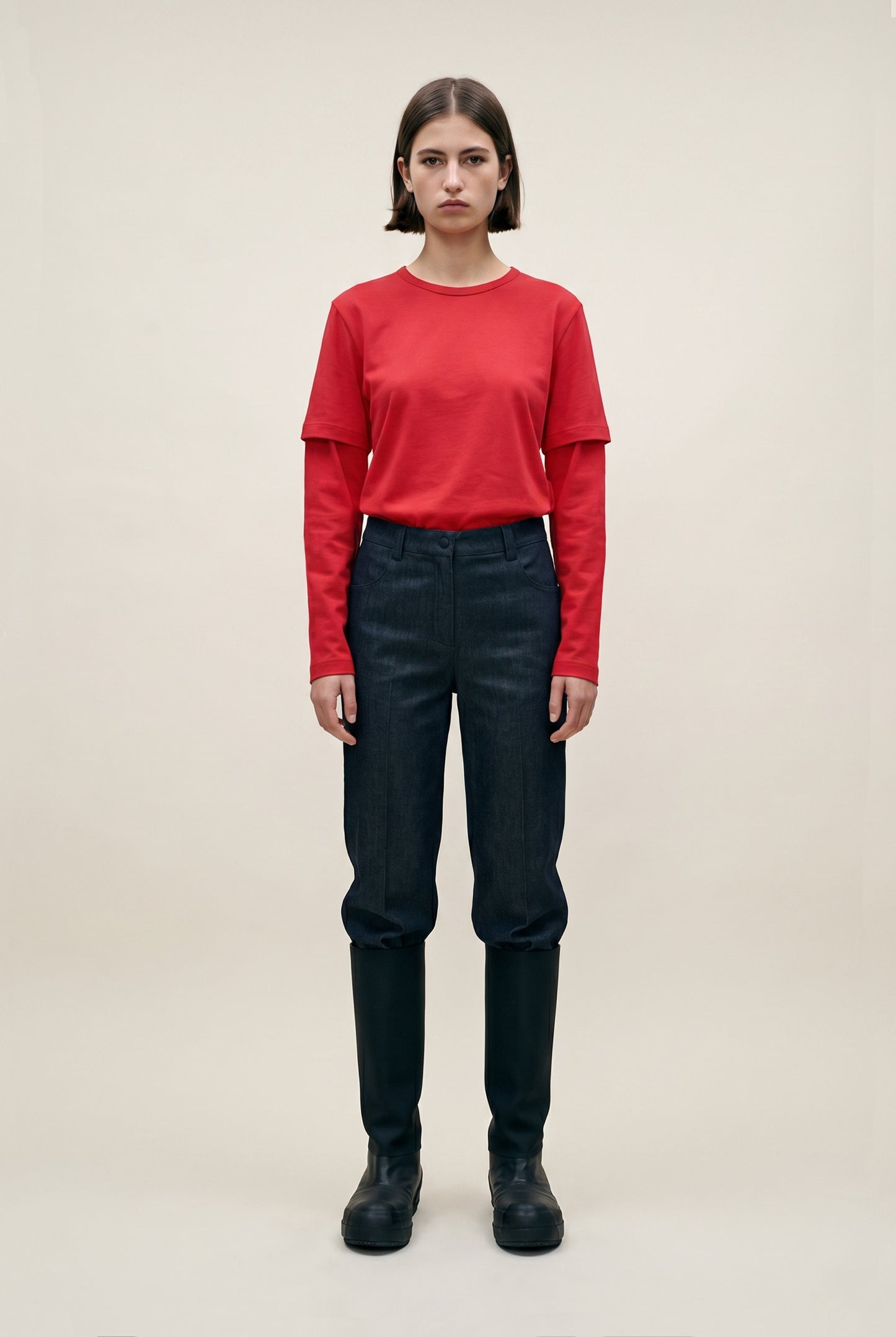 Red Layered Tee