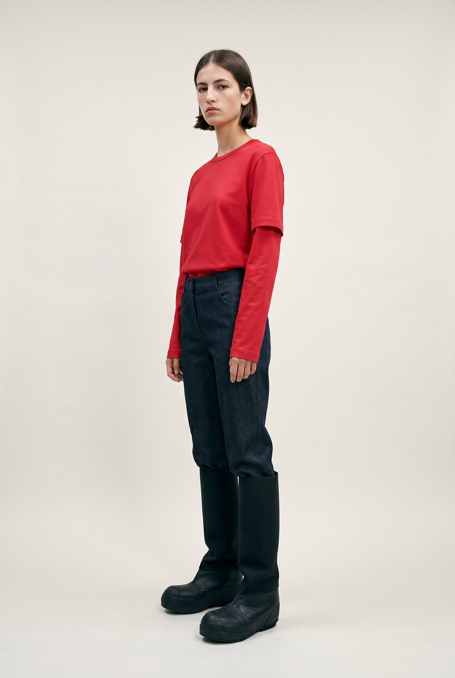 Red Layered Tee