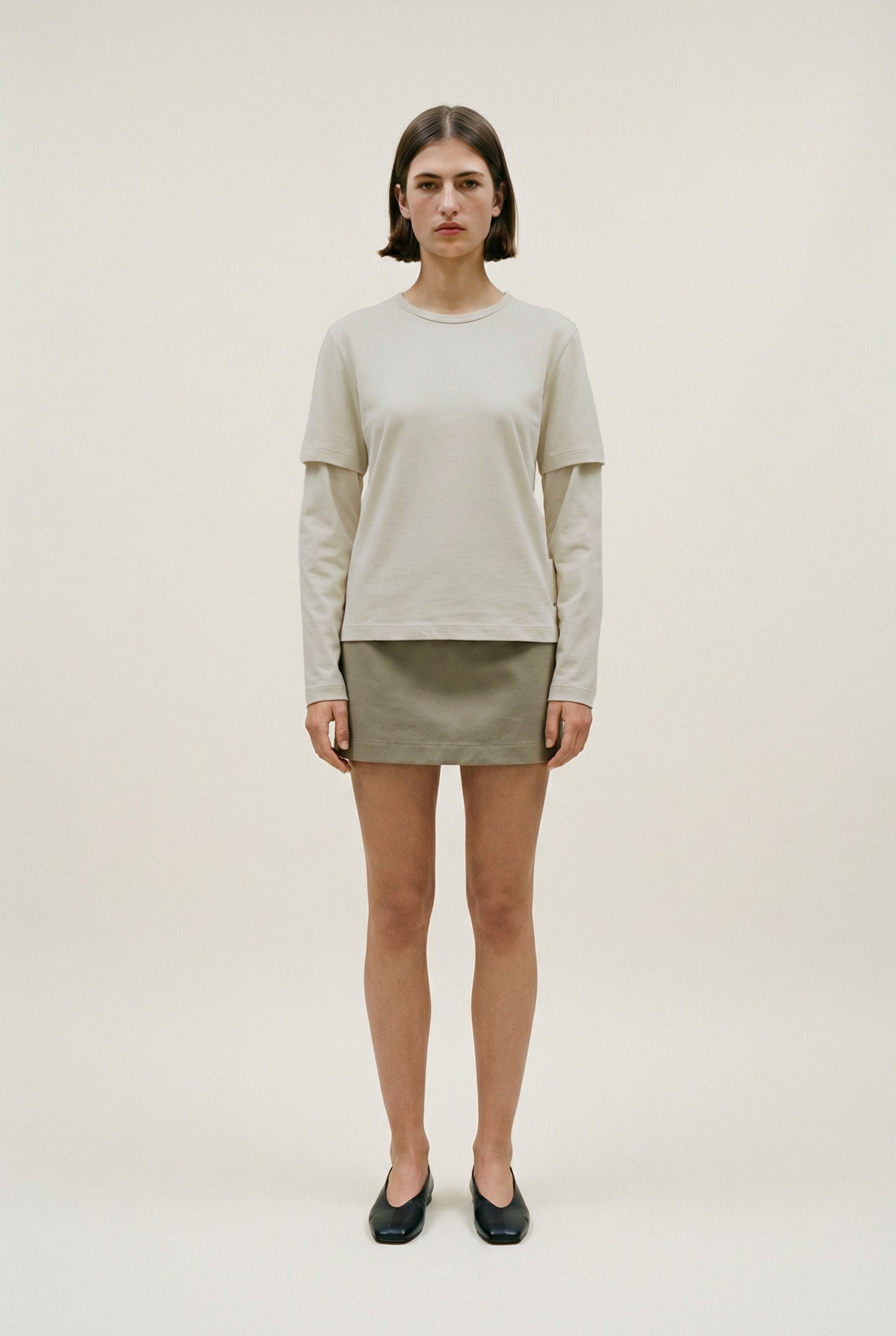 Light Sage Layered Tee